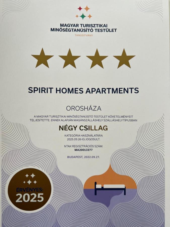 Spirit Homes Apartments Orosháza Zewnętrze zdjęcie